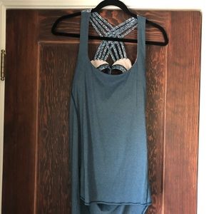 Lululemon Wild tank. EUC turquoise SZ 10